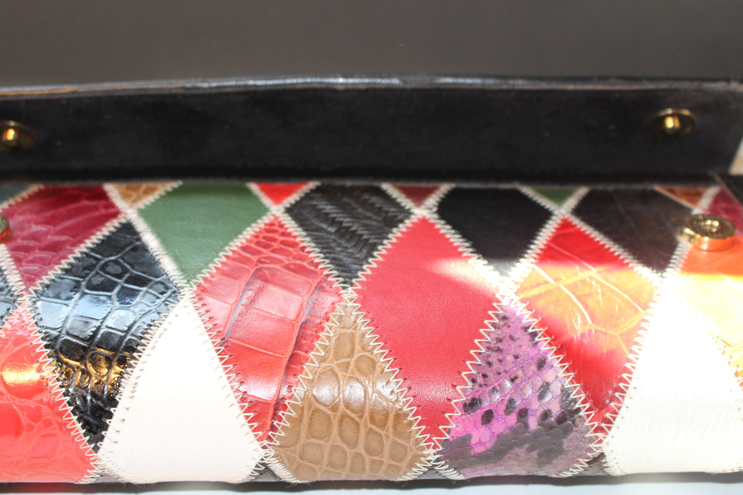 Leather Patterned Clutch/Purse - Nubian Goods