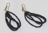 Multi Strand Beads Necklace and Earrings 2 PC Set - Nubian Goods