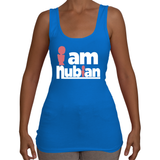 Ladies I am Nubian Tank Top T-Shirt (White Txt) - Nubian Goods