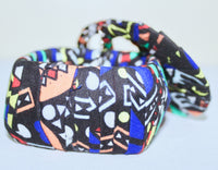 Ankara Earrings and Bangle Set - Nubian Goods