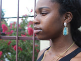 Earrings - Crystal Beads - Nubian Goods