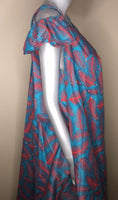 Ladies Ankara off shoulder dress - Nubian Goods