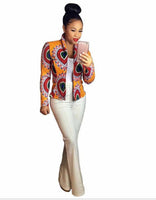 Ladies Short Ankara Jacket - Nubian Goods